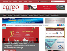 Tablet Screenshot of cargonews.com.br